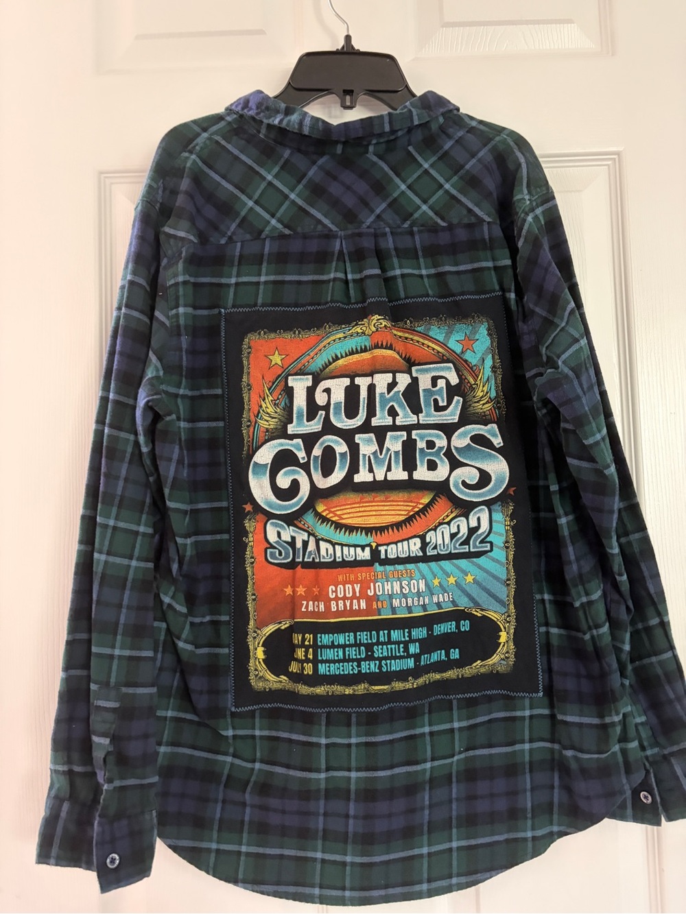 Luke Combs Concert Flannel XL